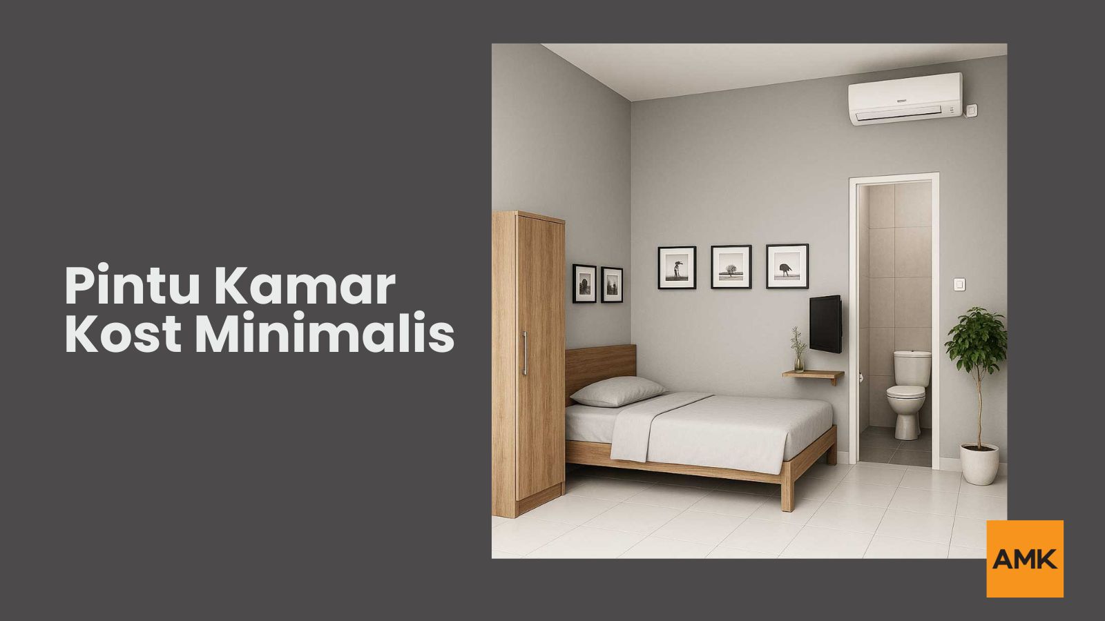 pintu kamar kost minimalis